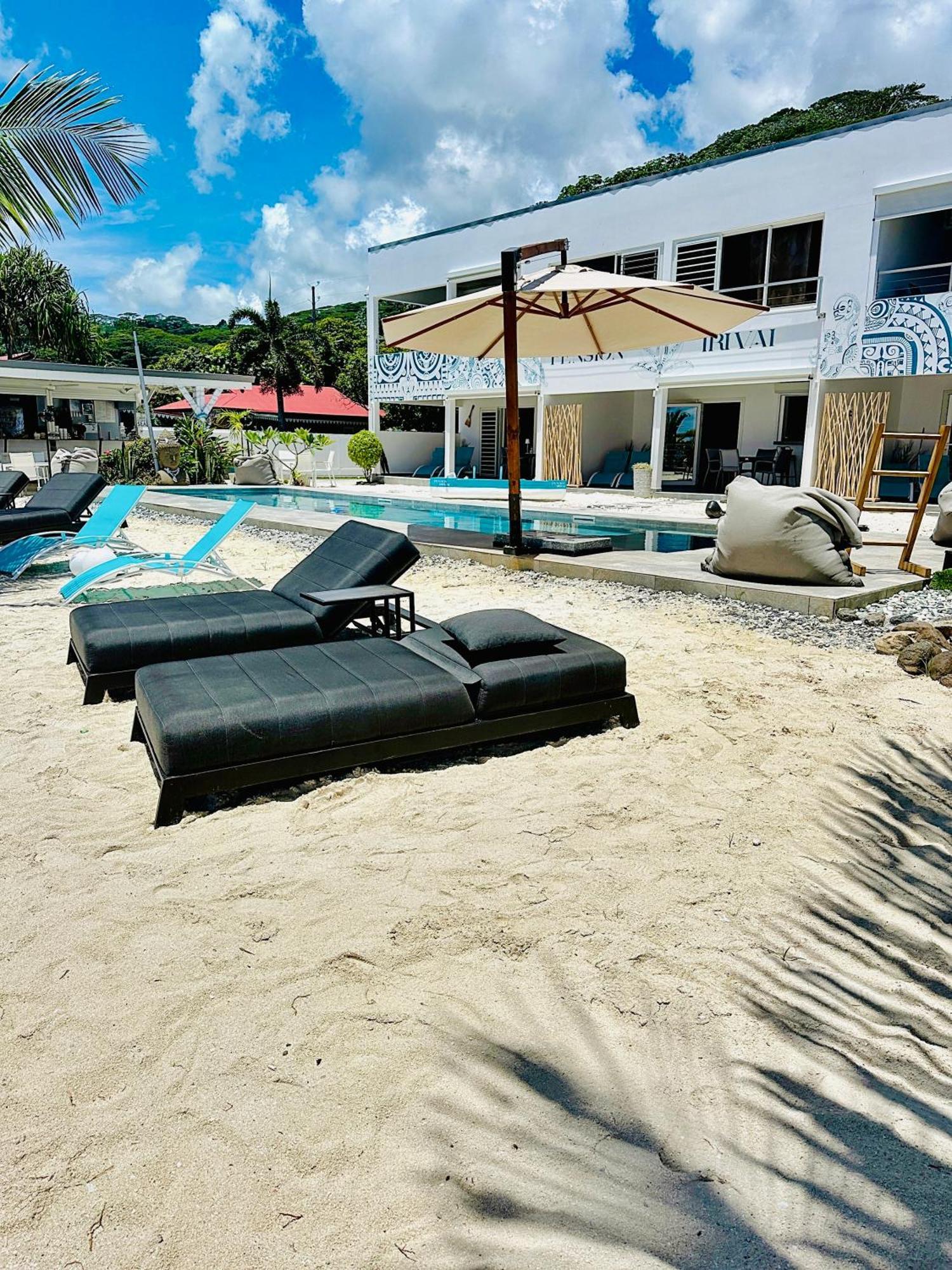 Pension Irivai Appartement Puatou 1 Chambre Bord De Mer Uturoa Eksteriør billede