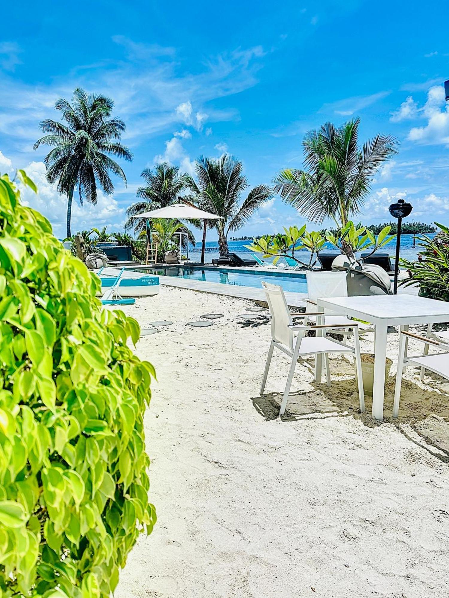 Pension Irivai Appartement Puatou 1 Chambre Bord De Mer Uturoa Eksteriør billede